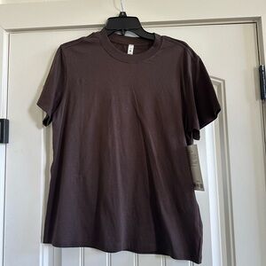 NWT Lululemon All Yours Tee size 4 espresso